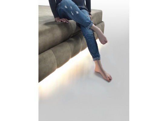 Тахта "Реми" с газлифтом и LED подсветкой, Леррой