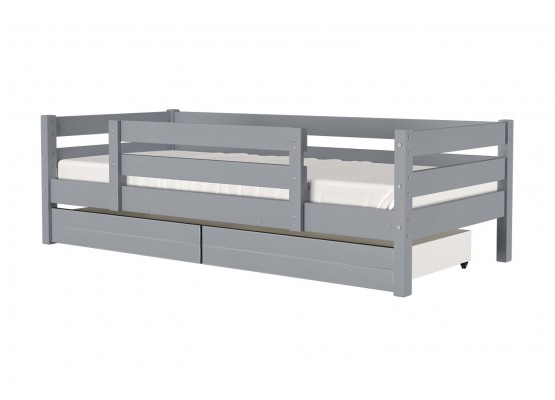 Кровать одинарная «Глория» (Антрацит), БРАВОмебель