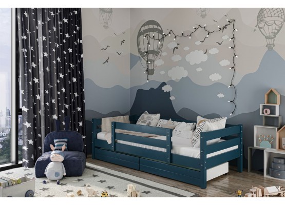 Кровать одинарная «Глория» (Сапфир), БРАВОмебель