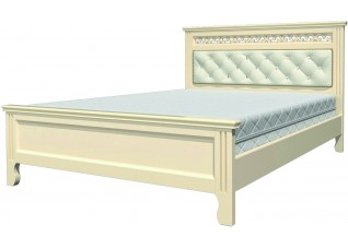 Кровать двойная «Грация» (Слоновая кость)