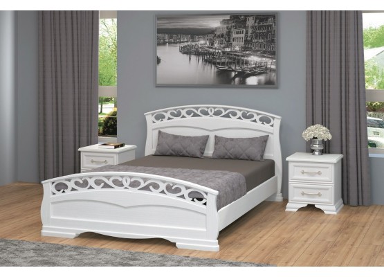 Кровать «Грация-1»  (Белый), БРАВОмебель
