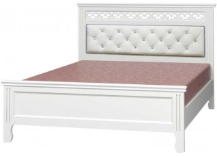 Кровать двойная «Грация» (Белый)