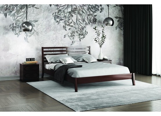 Кровать «Камила»  (Орех), БРАВОмебель