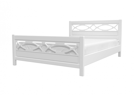 Кровать «Лоренсо» (Белый), БРАВОмебель