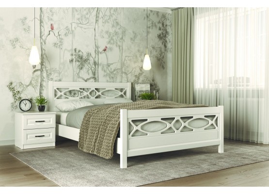 Кровать «Лоренсо» (Белый), БРАВОмебель