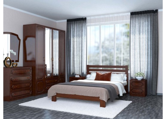 Кровать «Вероника»  (Орех), БРАВОмебель