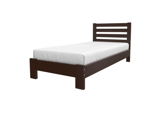Кровать одинарная «Вероника»  (Орех тёмный), БРАВОмебель