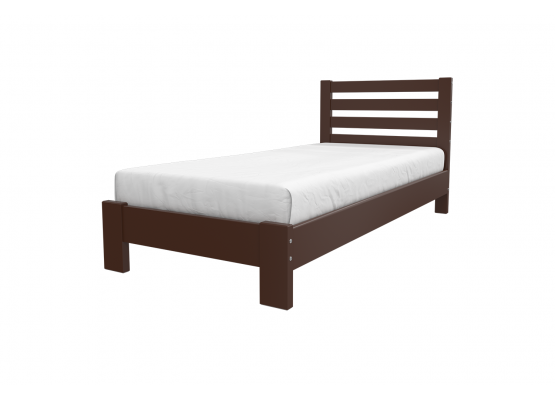 Кровать одинарная «Вероника»  (Орех), БРАВОмебель