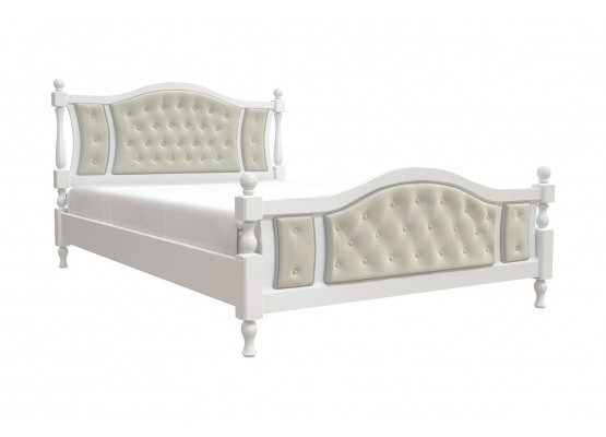 Кровать «Жасмин» (Белый), БРАВОмебель