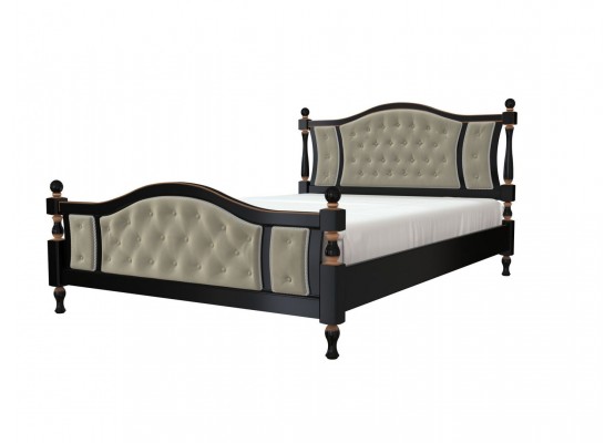 Кровать «Жасмин» (Орех тёмный), БРАВОмебель