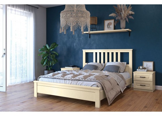 Кровать односпальная «Лаура» (Слоновая кость), БРАВОмебель