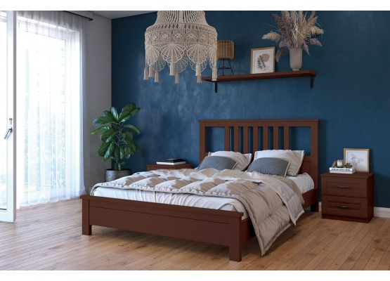 Кровать «Лаура» (Орех), БРАВОмебель
