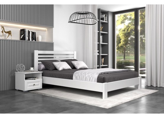 Кровать «Линда» (Белый), БРАВОмебель