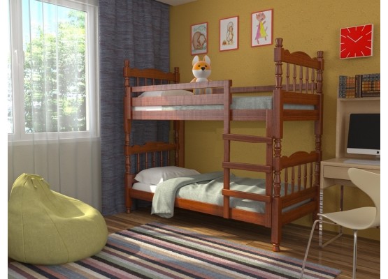 Кровать двухярунсная «Соня» (Орех), БРАВОмебель