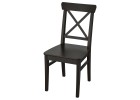 Стул из массива ИНГОЛЬФ черный, ИКЕЯ