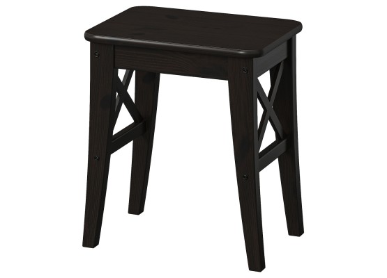 Табурет ИНГОЛЬФ черный, ИКЕЯ