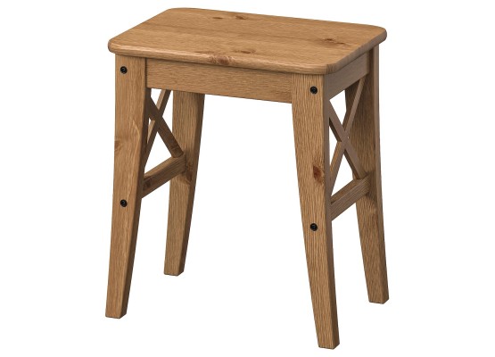 Табурет ИНГОЛЬФ коричневый, ИКЕЯ