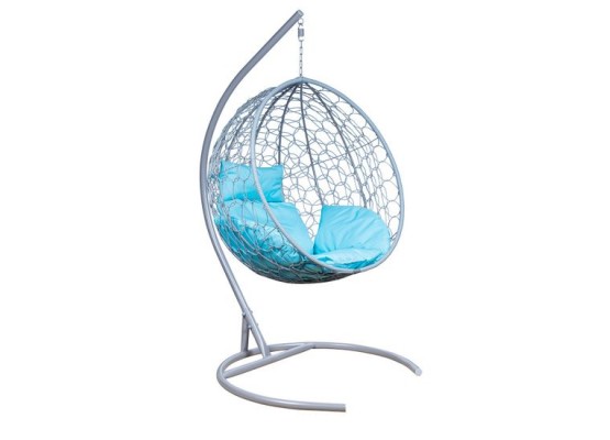 Подвесное кресло Leset Луна серое, Leset