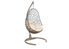 Подвесное кресло Leset Ажур коричневое, Leset