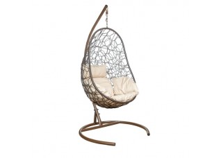 Подвесное кресло Leset Ажур коричневое