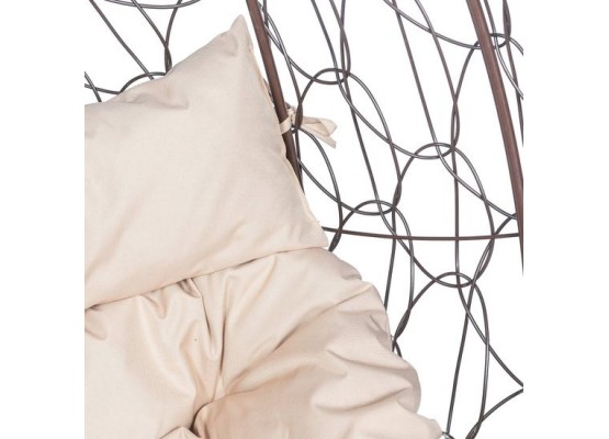 Подвесное кресло Leset Бали коричневое, Leset