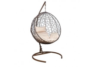 Подвесное кресло Leset Луна коричневое