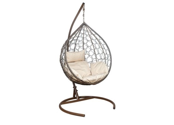 Подвесное кресло Leset Эва коричневое, Leset