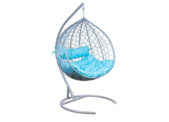 Подвесное кресло Leset Бали серое, Leset