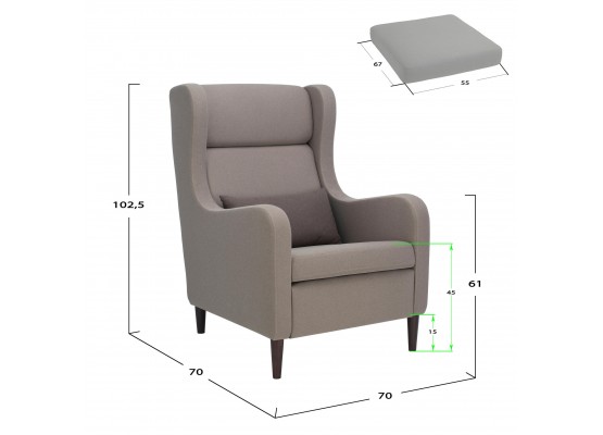 Кресло «Хилтон», Leset