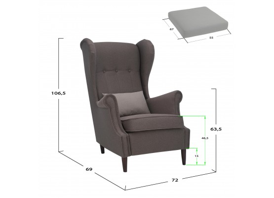 Кресло «Монтего», Leset