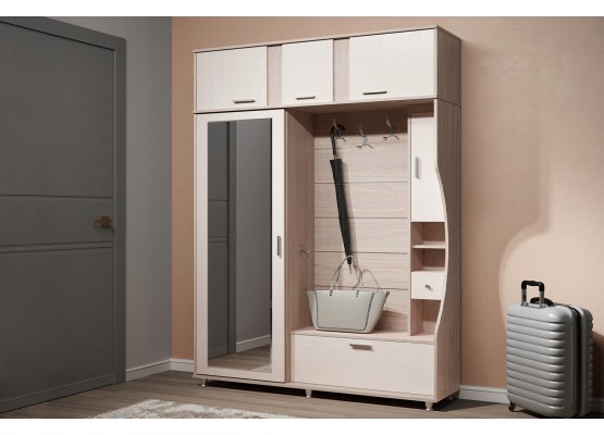 Прихожая «Домино» 1504х390х2200, Бурэ