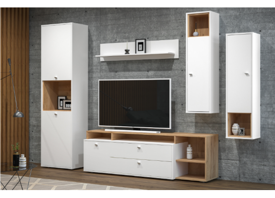 Модульная гостинная «Бэль», Моби-Мебель