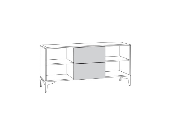 Тумба под ТВ в гостиную «Валенсия» 16.45, Моби-Мебель