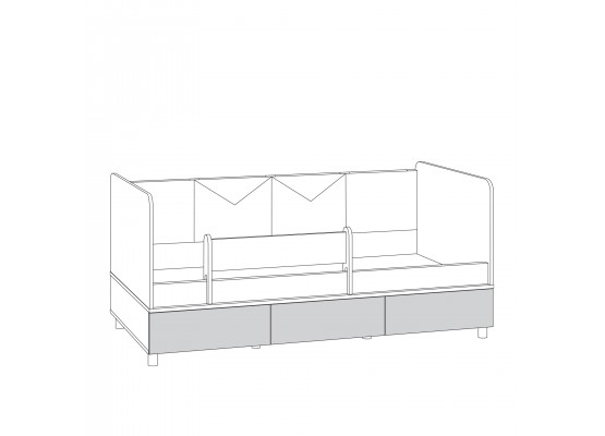 Кроватка «Эйп» 11.40, Моби-Мебель