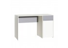 Компьютерный стол «Торронто»  (Белый/Стальной серый), Моби-Мебель