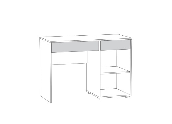 Стол письменный «Вуди» 12.42, Моби-Мебель