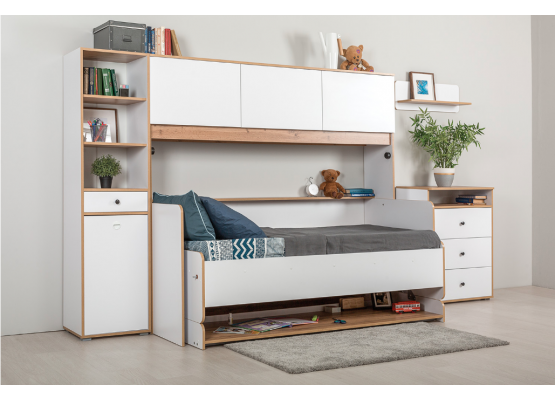 Модульная система для молодежной «Вуди», Моби-Мебель