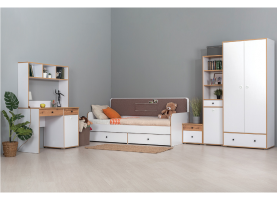 Модульная система для молодежной «Вуди», Моби-Мебель