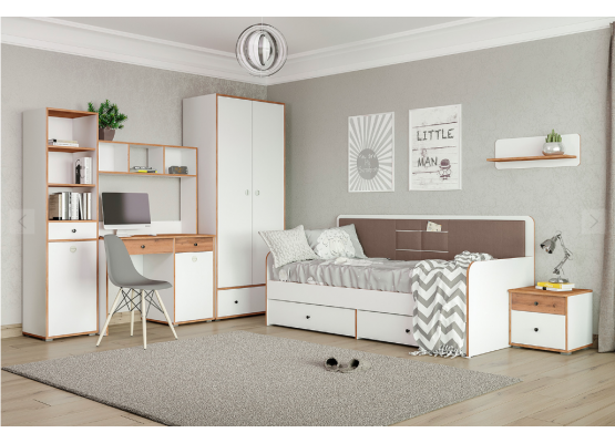 Модульная система для молодежной «Вуди», Моби-Мебель