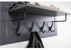 Вешалка «Остин» (Серый графит) 15.12, Моби-Мебель