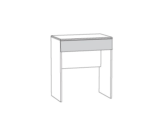 Туалетный стол «Амели» 12.48, Моби-Мебель