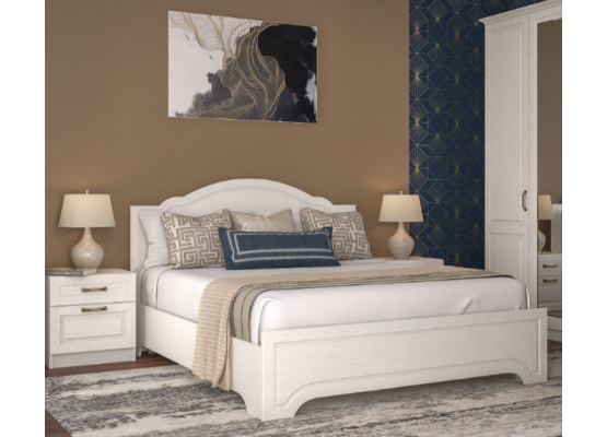 Кровать в спальню «Ливерпуль» 11.08, Моби-Мебель