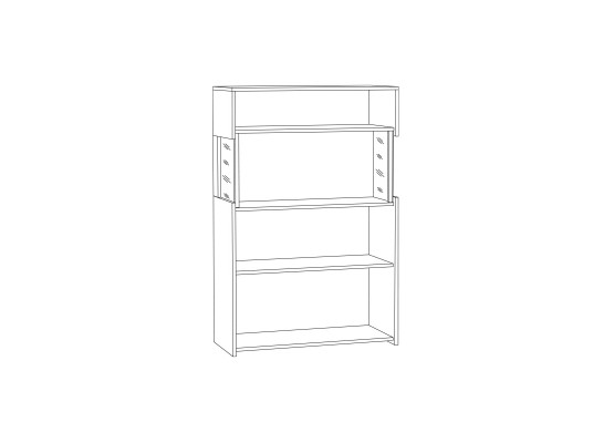 Комод с витриной «Трувор» 13.306 гостиная, Моби-Мебель