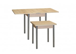 Кухонный стол «Компакт» 60х60 поворотно-раскладной