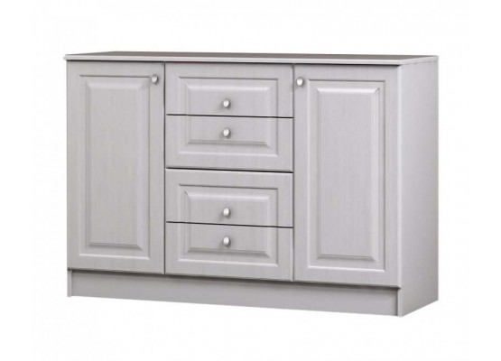 Комод Ромео с 4 ящиками и дверками, Бурэ