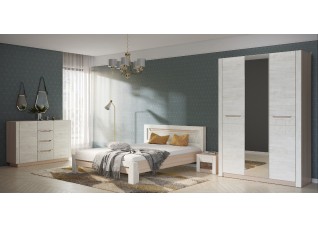 Спальня Ривьера композиция #1 шимо светлый/дуб винтенберг/ингрит