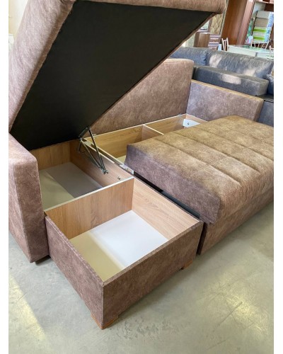 Угловой диван-кровать «Мишель 5» евротахта М5 - 1