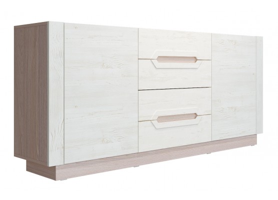 Комод Ривьера 1800х380х804 шимо светлый/дуб винтенберг/ингрит РИВ23, Бурэ