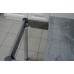 Кухонный стол Ломберный поворотно-раскладной 600х600/1200 ЛДСП штейн темный, ноги: металл (хром)