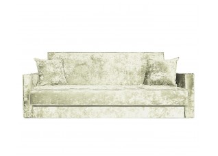 Диван Лофт книжка 120 бежевый плюш, узкие боковины